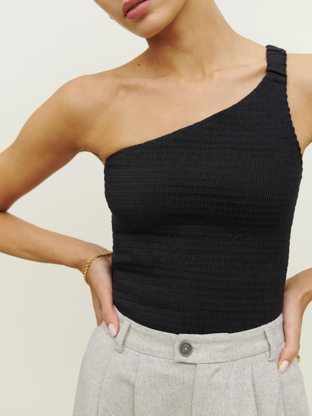Reformation Holly Linen Top